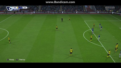 BPL 8 Тур. Астон Вилла - Эвертон. 1:0. Ayew, 30'