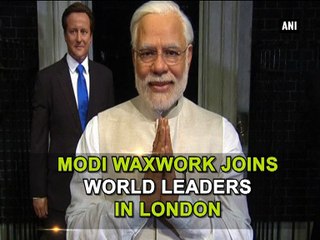 Modi waxwork joins world leaders in London