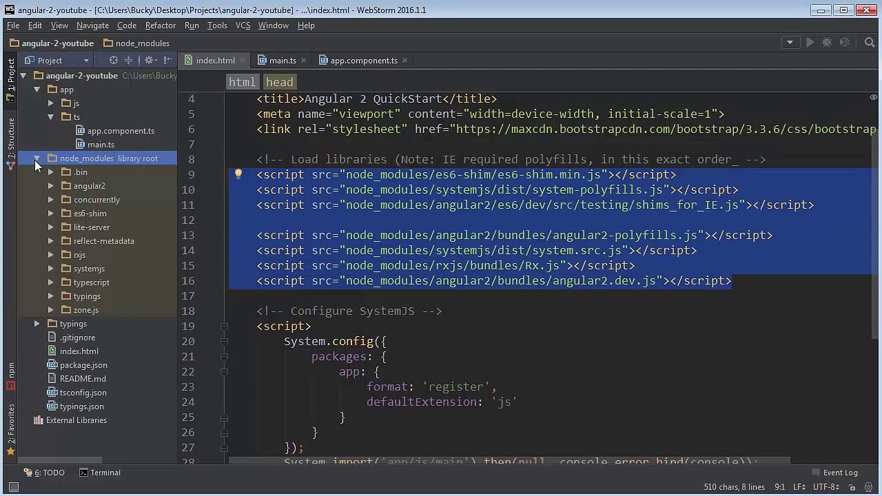 Angular 2 for Beginners - Tutorial 4 - SystemJS and main.ts