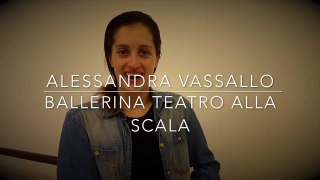 Alessandra Vassallo ballerina del Teatro alla Scala e ex allieva dello Stage Centro Danza Palermo.