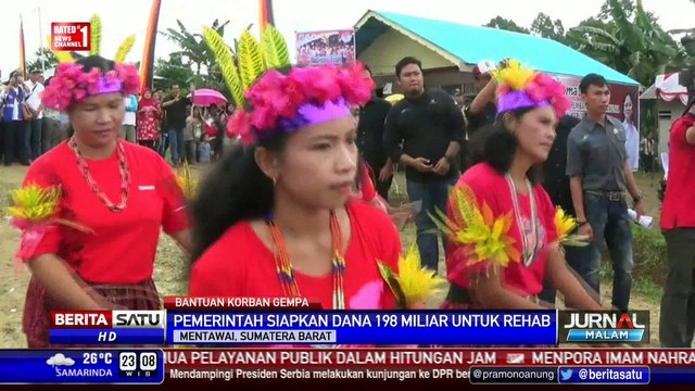 Pemerintah Siapkan Rp 198 M Rehabilitasi Gempa Mentawai