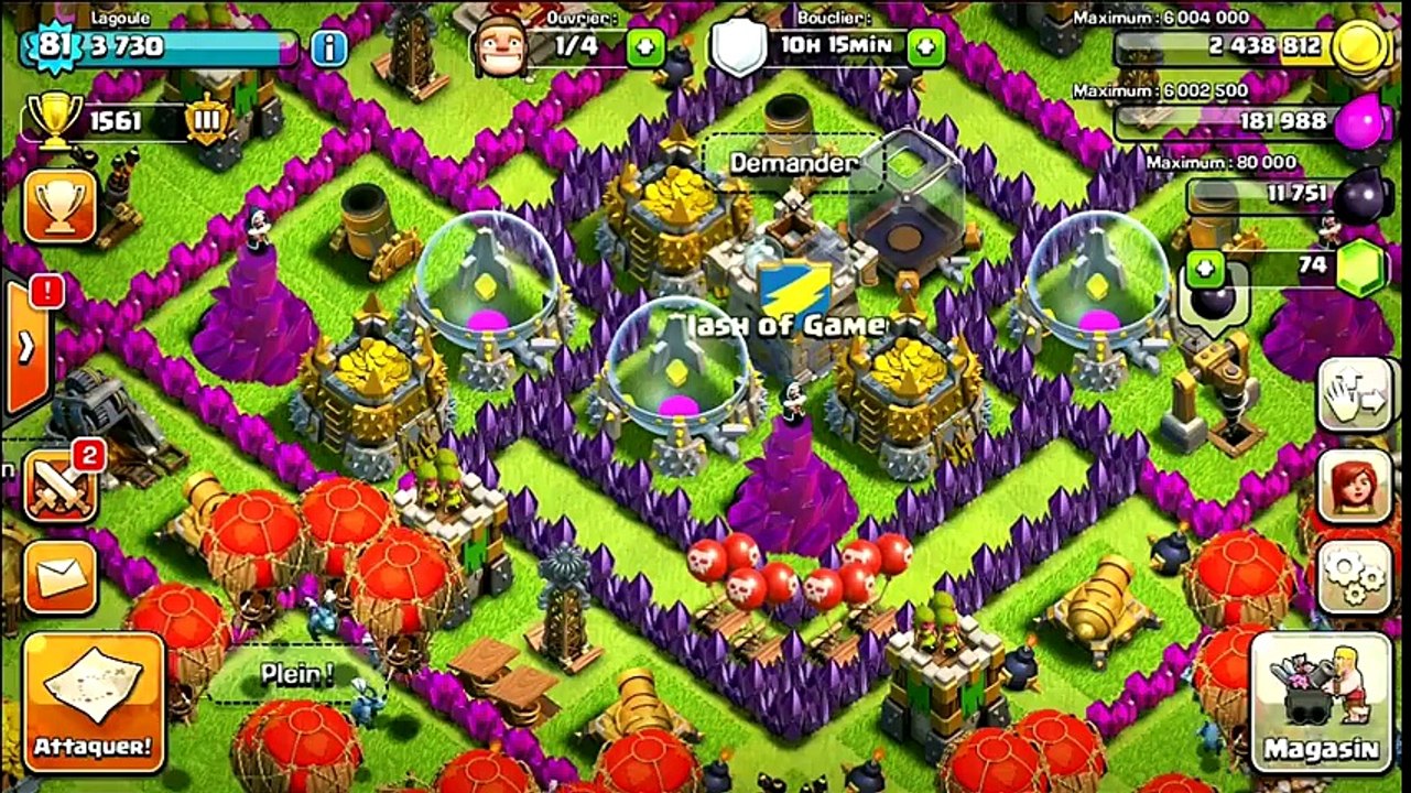 Clash Of Clans-Guerre des clans #2 (Clash Of Gamers vs Siera 117)