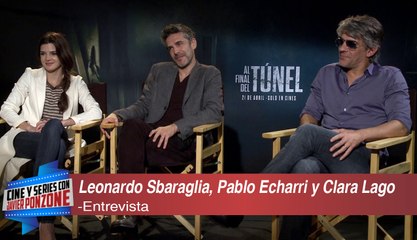 A solas con Leonardo Sbaraglia, Pablo Echarri, Clara Lago de "Al final del túnel" por Javier Ponzone