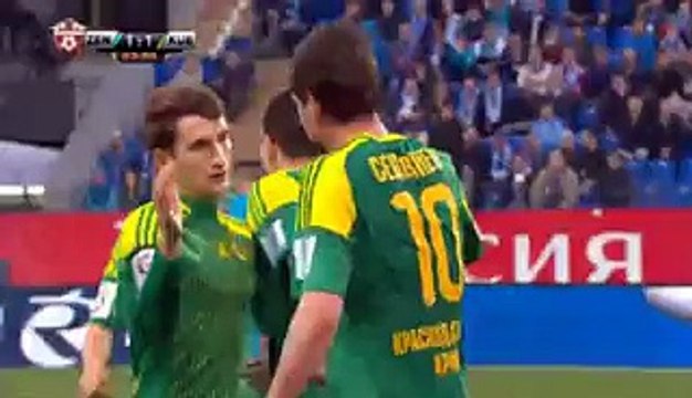 Seleznyov GOAL (1-1) - Zenit St Petersburg vs Kuban Krasnodar 28/04/2016
