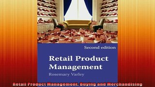 READ book  Retail Product Management Buying and Merchandising Full EBook