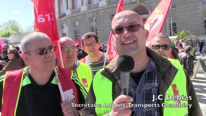 Manifestation du 28 avril à Chambéry