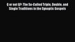 [PDF] Q or not Q?: The So-Called Triple Double and Single Traditions in the Synoptic Gospels