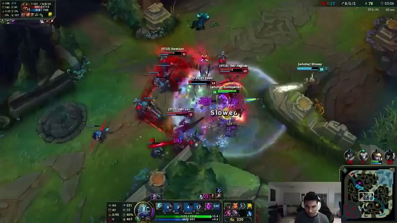 CLG Stixxay INSANE 1v5 PENTAKILL - League of Legends