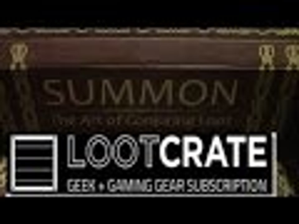 My Very First Loot Crate Ever For September 2015