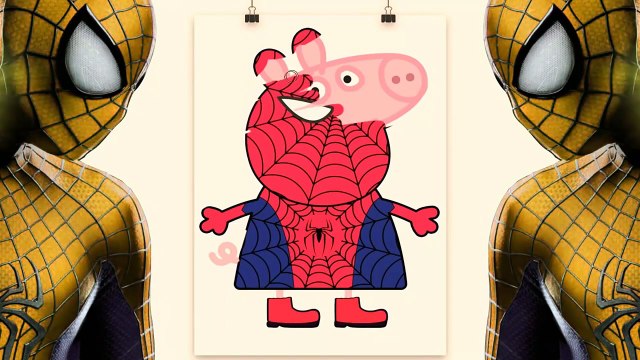 Spider Pig is Giving Birth Daddy Spider Pig fluster! Peppa pig and Spiderman