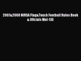 Download 2007&2008 NIRSA Flag&Touch Football Rules Book & Offcials Mnl-13E Ebook Free