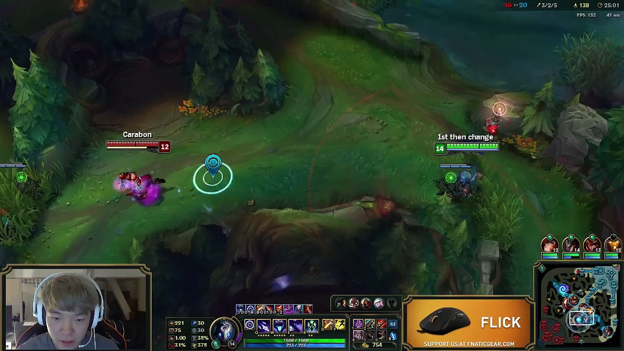 Fnatic Spirit Kindred QUADRAKILL - League of Legends