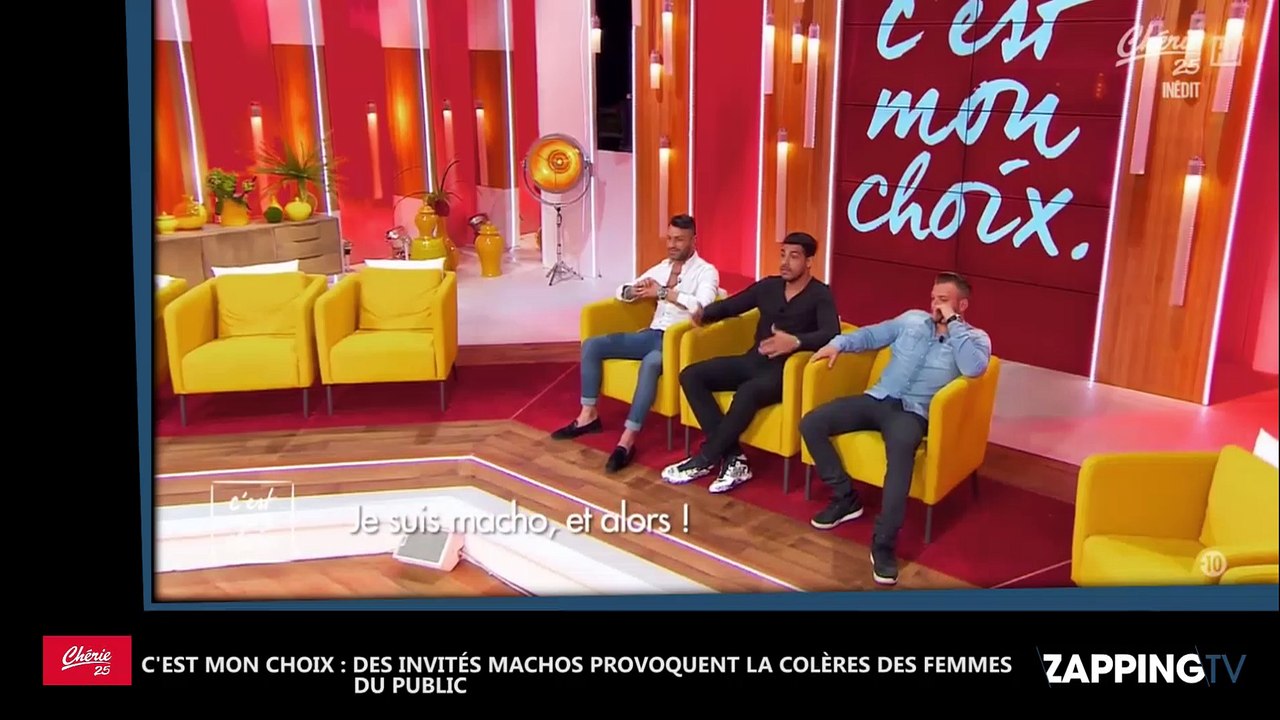 C’est mon choix : Des invités trop machos provoquent la colère des femmes du public (Vidéo)