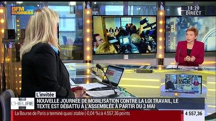 Baisse du chômage: "C'est relativement marginal comparé à la réalité de l'ensemble de notre pays", Laurence Parisot - 28/04