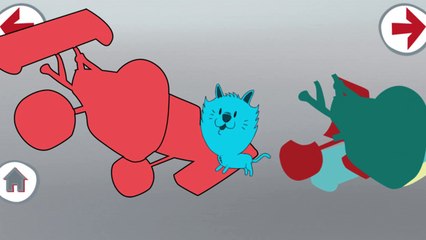 Пазлы машинки - Cars and Trucks for kids  полицейская машина, скорая помощь, автобус