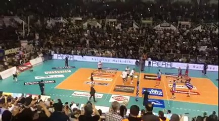 ΠΑΟΚ - Φοίνικας Σύρου Βολευ τελικος (ο τελευταιος ποντος) 28-04-2016