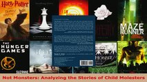 PDF  Not Monsters Analyzing the Stories of Child Molesters Download Full Ebook