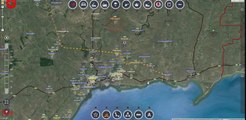 Обзор карты боевых действий в Новороссии 09 09 2014 на 23 00