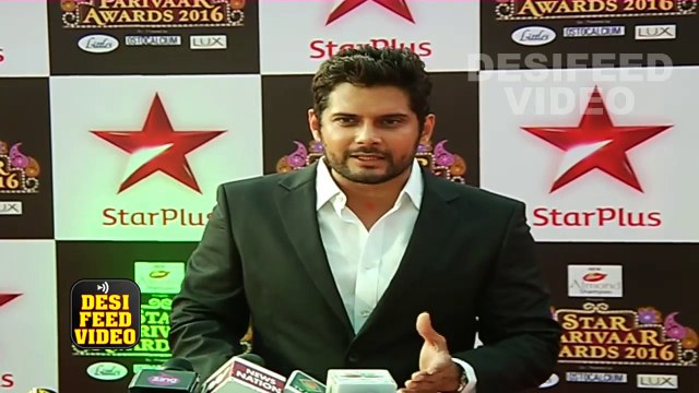 Amar Upadhyay Aka Dharam At STAR Parivaar Awards 2016 _ Red Carpet