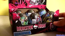 Monster High Surprise Eggs Unboxing same as Chocolate Kinder Huevos Sorpresa