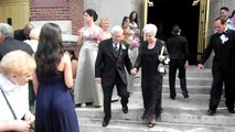 DSCN0742.AVI 7-23-10 People Outside Waiting for the Bride Groom to Come Out Church