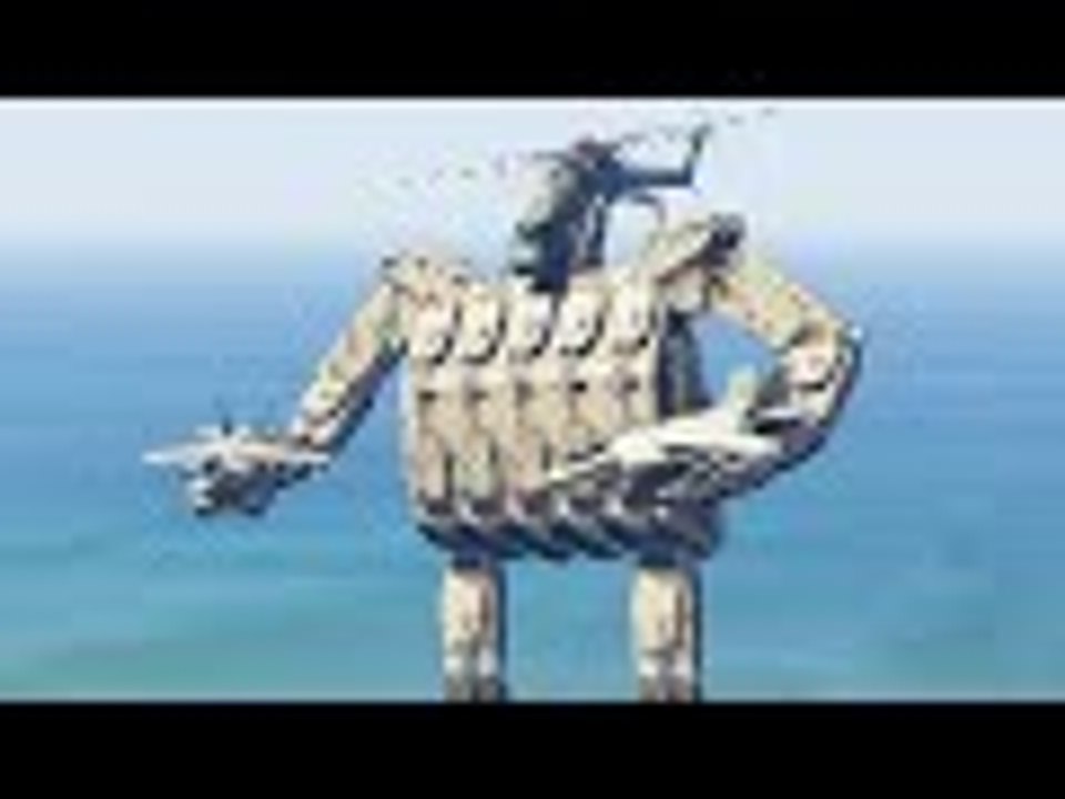 Kwebbelkop | GIGANTIC ROBOT MOD! (GTA 5 Mods Funny Moments)