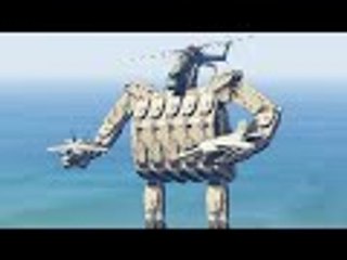 Kwebbelkop | GIGANTIC ROBOT MOD! (GTA 5 Mods Funny Moments)