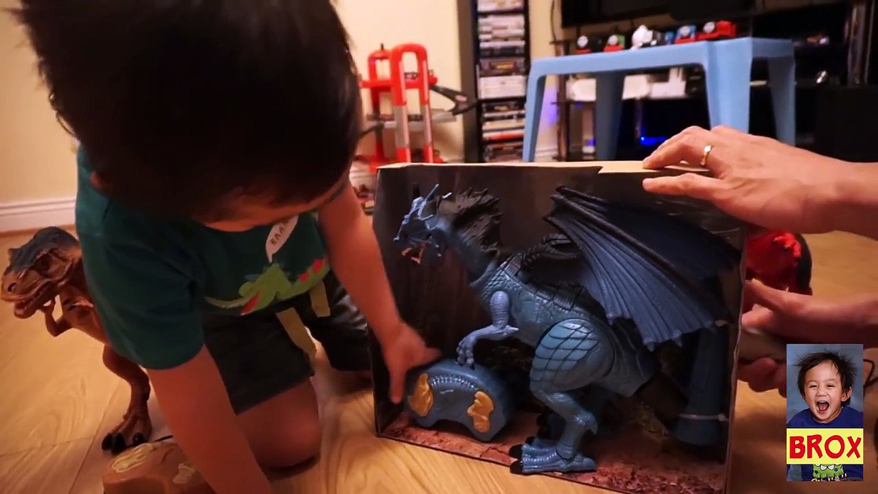 Mighty Megasaur- Remote Controlled Blue Dragon