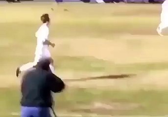 When you and your mate have been watching too much WWE