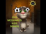 Tom cat singing old McDonald rhymes poems songs