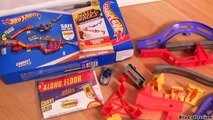 Hot Wheels Wall Tracks Epic Review Complete w/ 4 Playset Mattel Daredevil Curve, Drift Rally Spinou