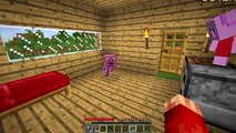 Minecraft PLANETA PEPPA PIG 15   PEPPA PIG BRIGOU COM O GEORGE PIG 1