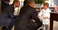 Prens George'un Obama'yı Karşıladığı Bornoz Türk Malı