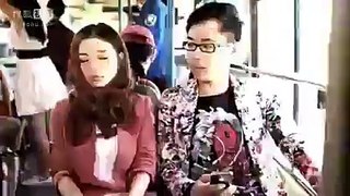 Chinese Girl Love Prank in Bus