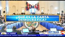 ¿En qué consiste la Carta Democrática Interamericana de la OEA que podría aplicarse para Venezuela?