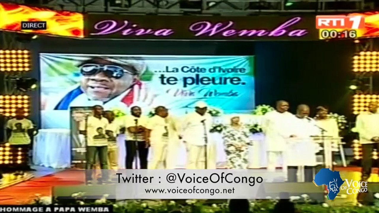Papa WEMBA décoré: Commandeur de l'Ordre National de la Cote d'Ivoire à Titre Posthume