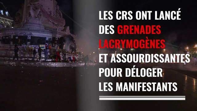 Nuit debout : la police évacue le rassemblement à République