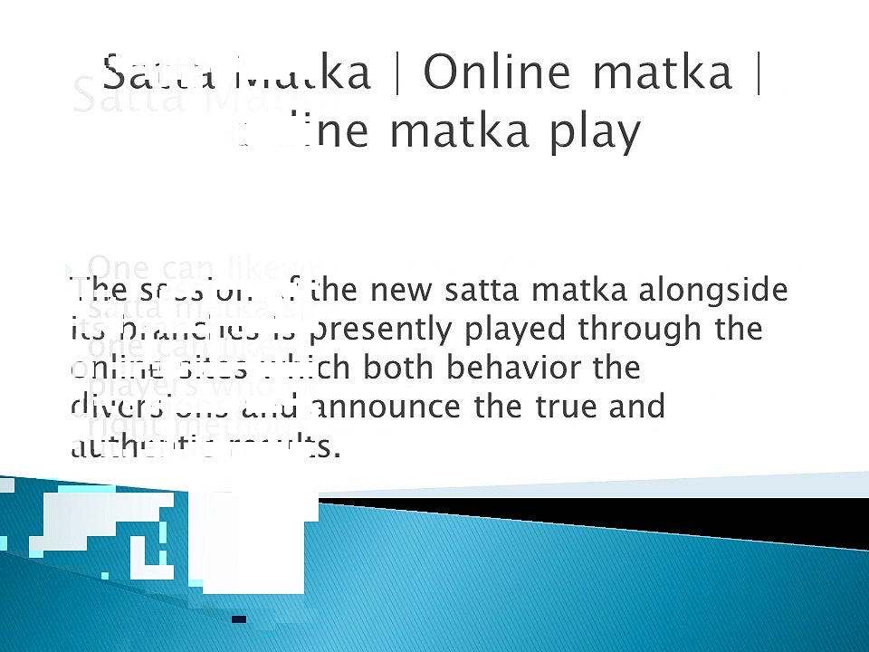 Satta Matka | Online matka | online matka play | Satta Matka online | matka tips | sattamatka.press