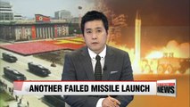 N. Korea fails in its attempt to launch mid-range ballistic missile: S. Korean military