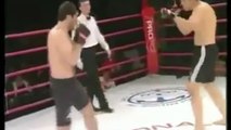 MMA Fight Club Round House Kick. Epic