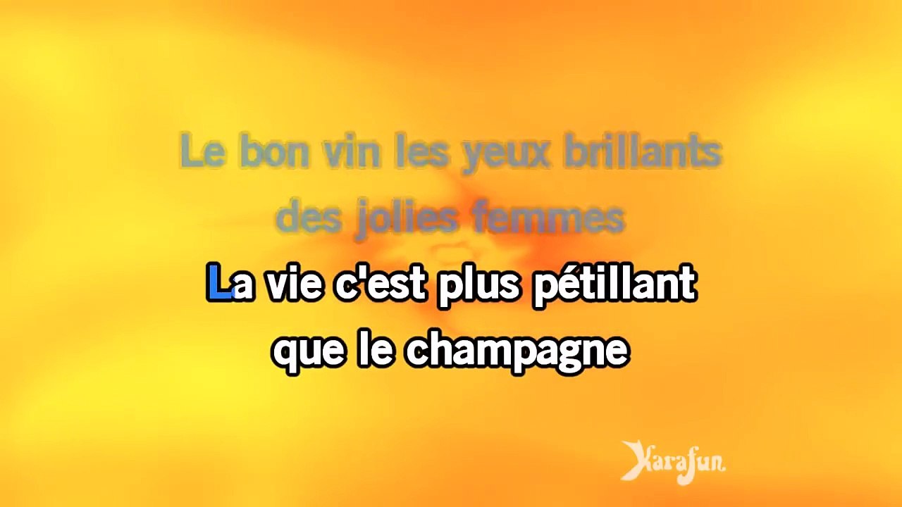 Karaoké Aimer la vie (Soy un Truhan Soy un Señor) - Julio Iglesias *