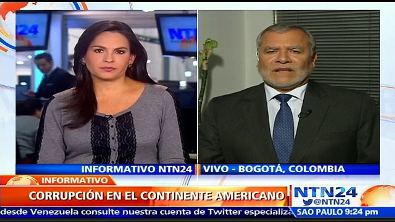 "Existe muchísima corrupción en América Latina": Presidente de Transparencia Internacional José Ugaz a NTN24 sobre los