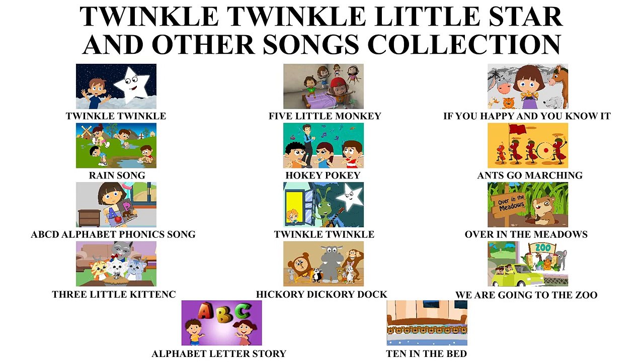 Twinkle Twinkle little star and others songs