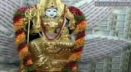 A temple decorated by money, jewelry.. and daimonds