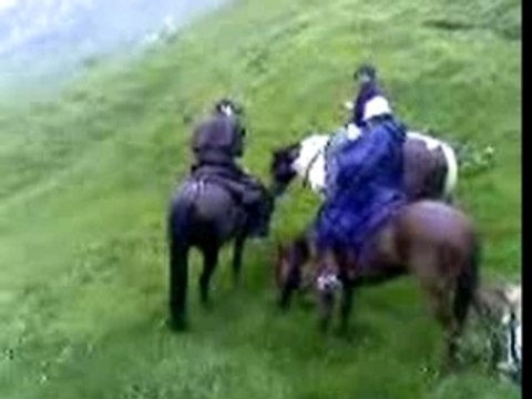 rando col de la croix de fer sous la pluie, toussuire