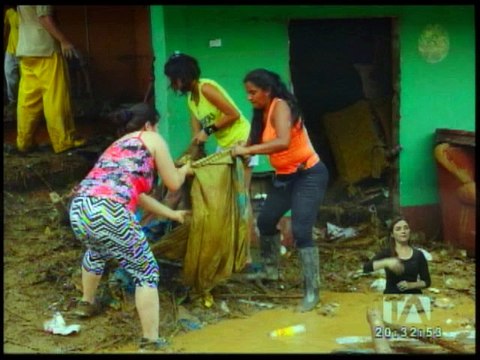 Río Damas afectó a otras parroquias fuera de Alluriquín