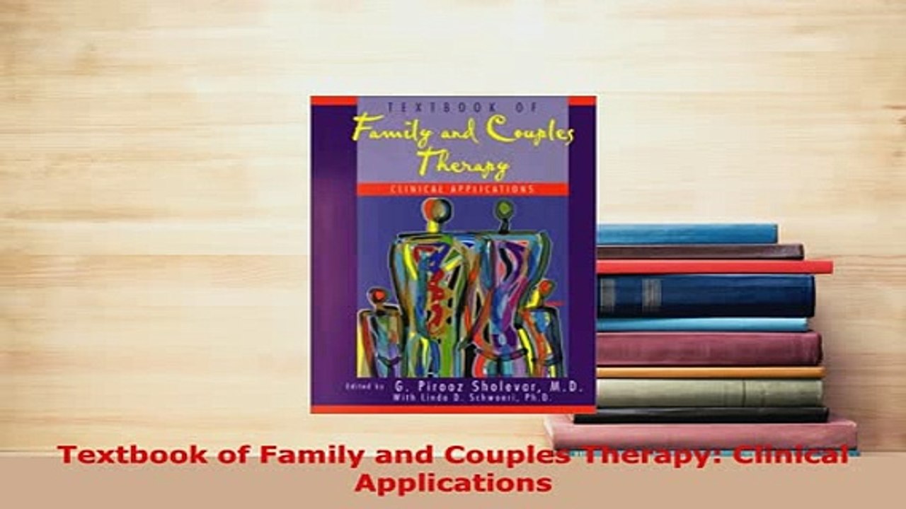 Download  Textbook of Family and Couples Therapy Clinical Applications Free Books