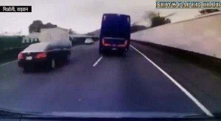 Driving Too Fast Bus Crash In Taiwan