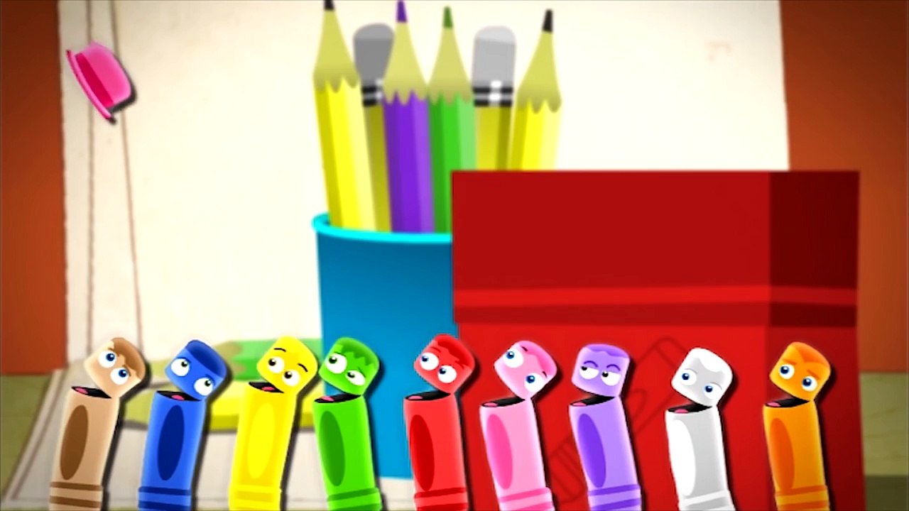 Малыши Карандаши: Учим Цвета, BabyfirstTV, Мультик раскраска, Цвета для детей