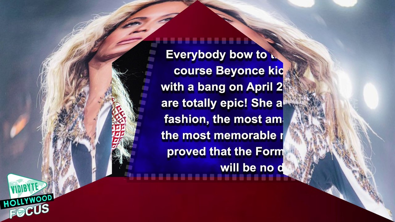 Beyonce Performance of ‘Lemonade’ Songs at Formation World Tour